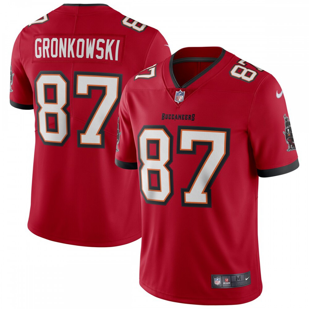 Rob Gronkowski Tampa Bay Buccaneers Nike Vapor Limited Jersey - Red-GridironStore